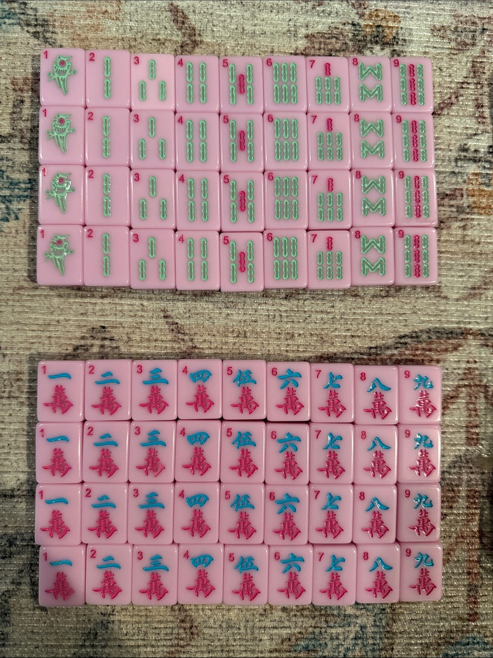 Hobby Lobby MahJong Set — Pink - Picture 5 of 10